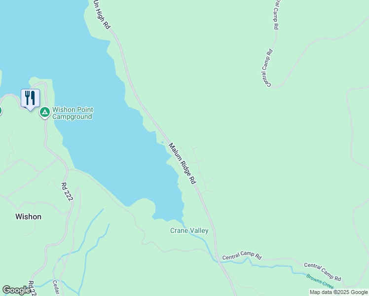 map of restaurants, bars, coffee shops, grocery stores, and more near 37739 Shoreline Drive in Bass Lake