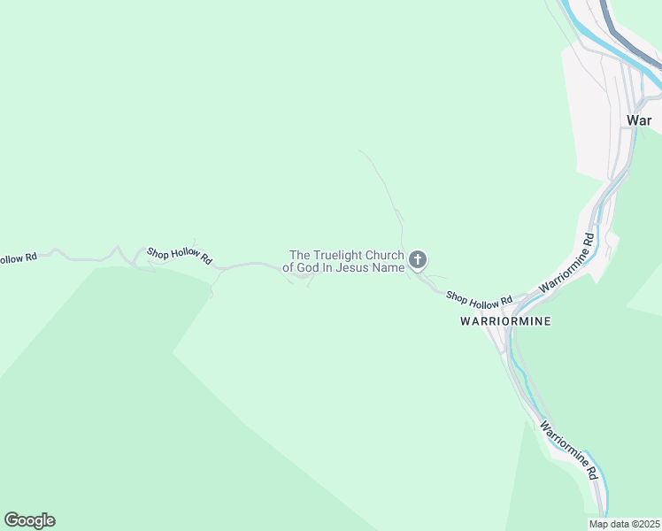 map of restaurants, bars, coffee shops, grocery stores, and more near Shop Branch Road in War