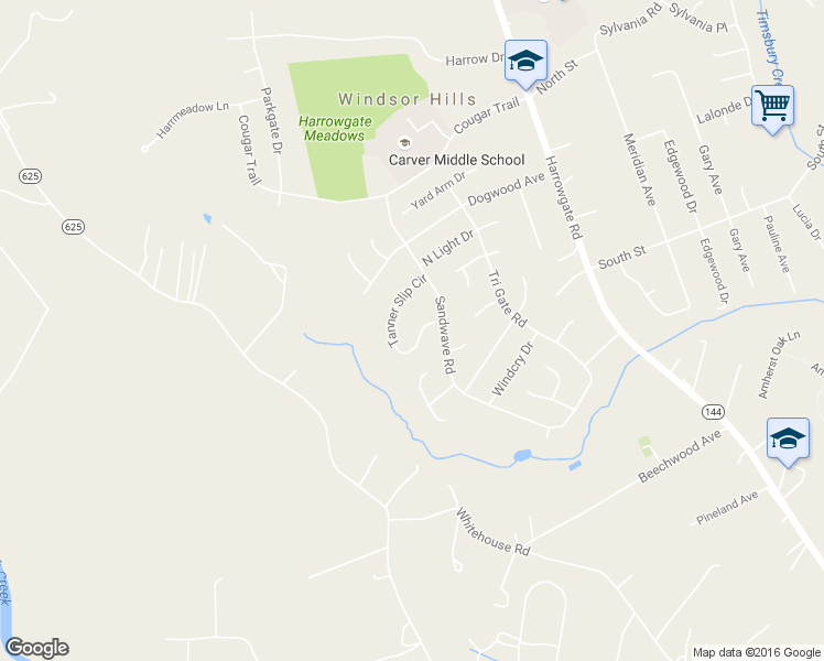 map of restaurants, bars, coffee shops, grocery stores, and more near 4155 Tanner Slip Circle in Chester