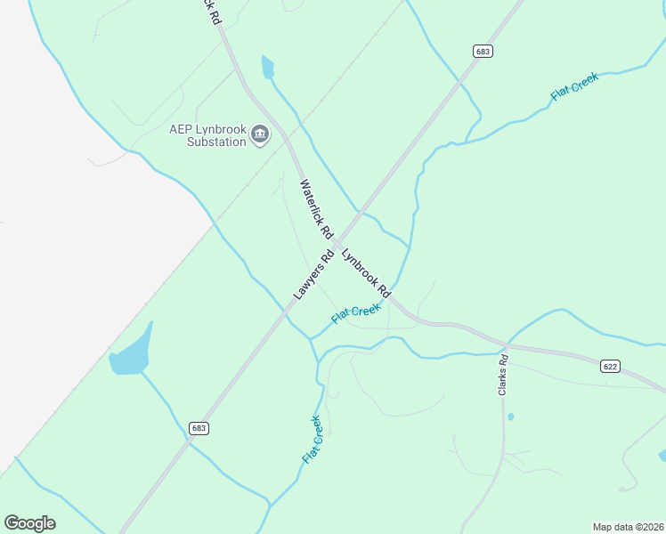 map of restaurants, bars, coffee shops, grocery stores, and more near 1982 County Road 683 in Lynchburg