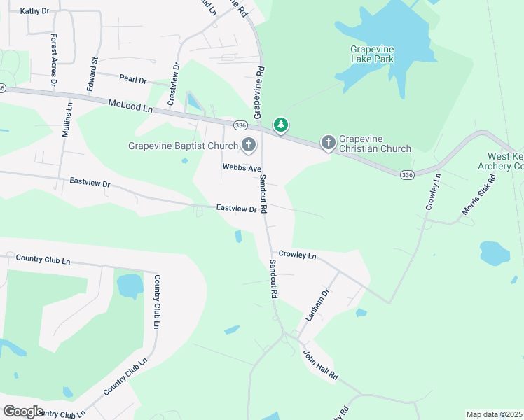 map of restaurants, bars, coffee shops, grocery stores, and more near 1646 Eastview Dr in Madisonville