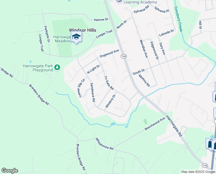 map of restaurants, bars, coffee shops, grocery stores, and more near 3800 Passage Way Drive in Chester