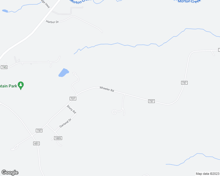 map of restaurants, bars, coffee shops, grocery stores, and more near 770 Wheeler Road in Lynchburg