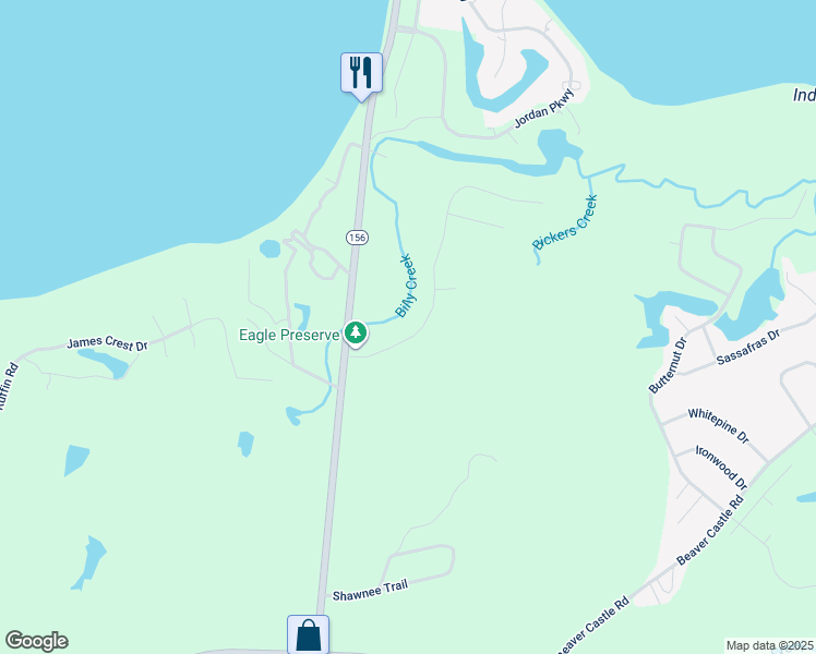 map of restaurants, bars, coffee shops, grocery stores, and more near 1310 Eagle Place in Hopewell