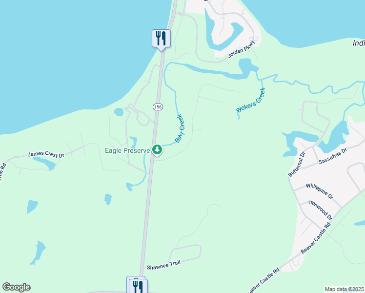 map of restaurants, bars, coffee shops, grocery stores, and more near 1310 Eagle Place in Hopewell
