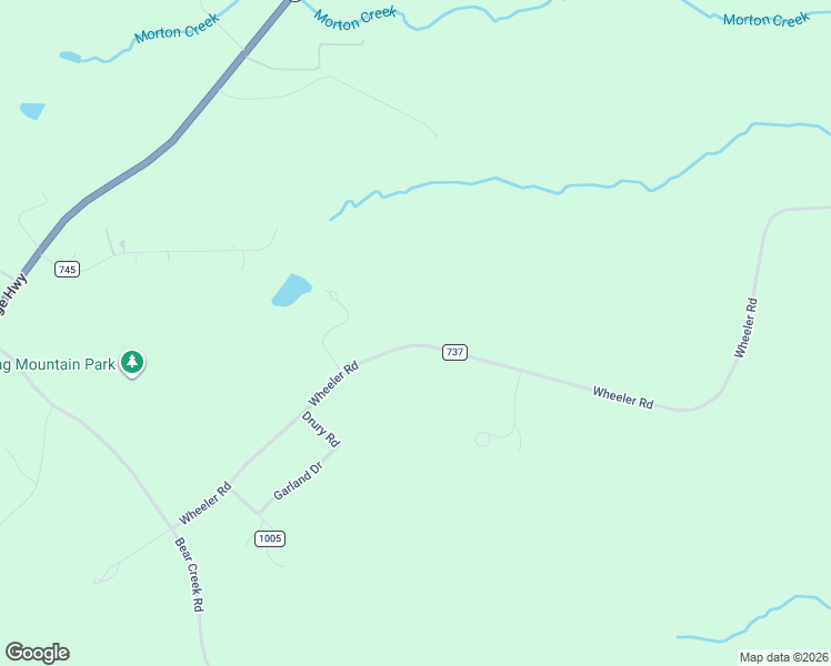 map of restaurants, bars, coffee shops, grocery stores, and more near 684 Wheeler Road in Lynchburg