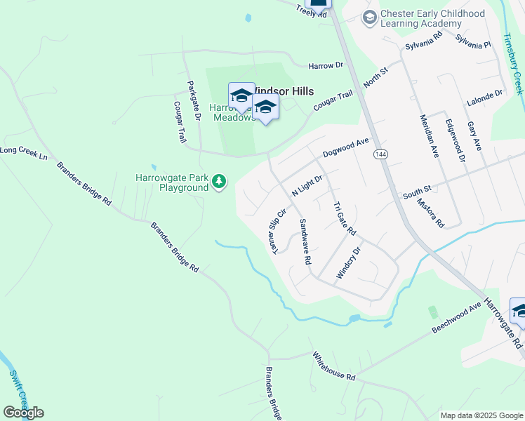 map of restaurants, bars, coffee shops, grocery stores, and more near 4019 West Dogwood Avenue in Chester