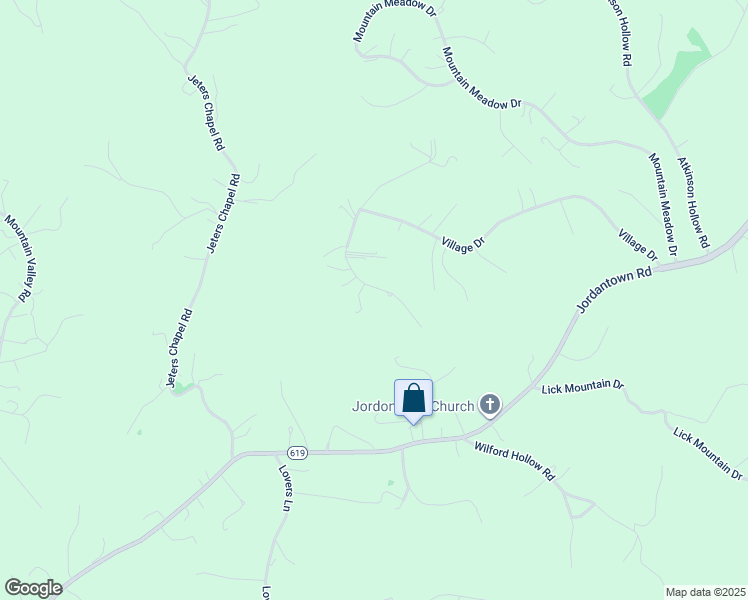map of restaurants, bars, coffee shops, grocery stores, and more near 213 Courtland Drive in Vinton