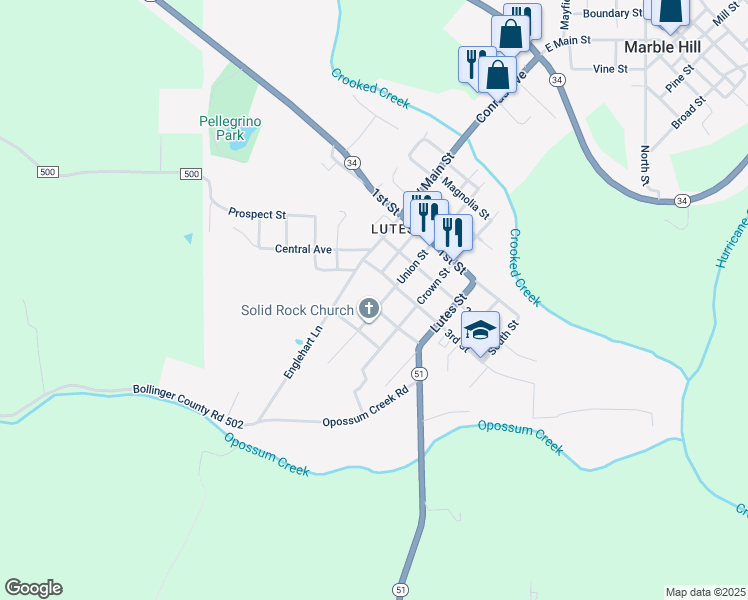 605 Union Street, Marble Hill MO Walk Score