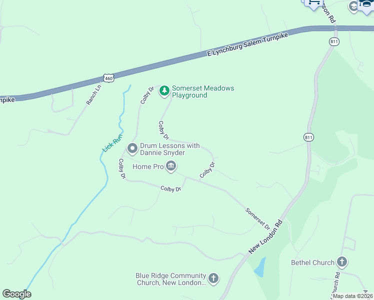 map of restaurants, bars, coffee shops, grocery stores, and more near 1268 Colby Dr in Forest
