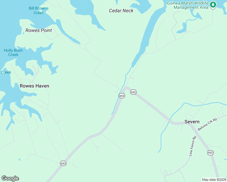 map of restaurants, bars, coffee shops, grocery stores, and more near 9606-9624 Rowes Point Road in Gloucester County