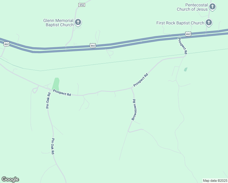 map of restaurants, bars, coffee shops, grocery stores, and more near 1224 Prospect Road in Prospect