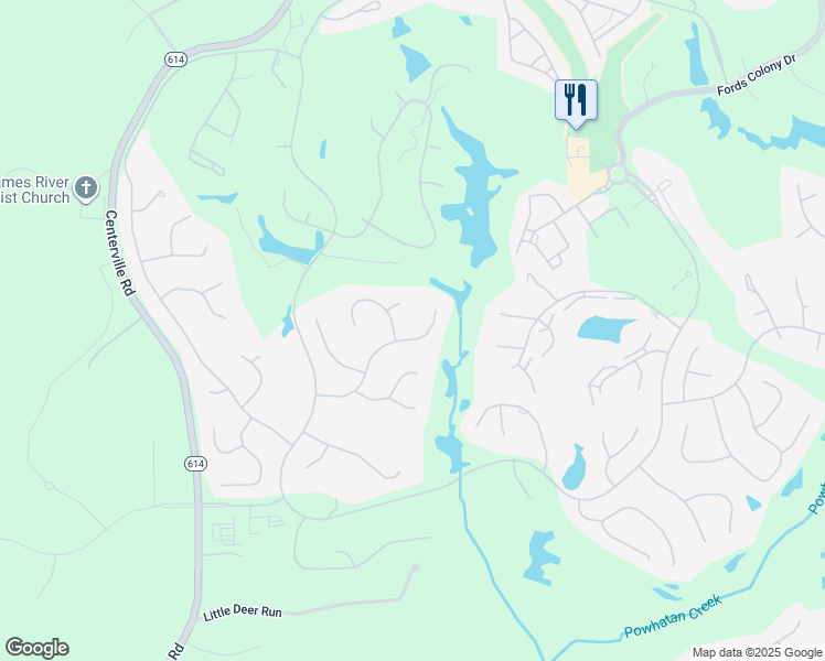 map of restaurants, bars, coffee shops, grocery stores, and more near 121 Swinley Forest in Williamsburg