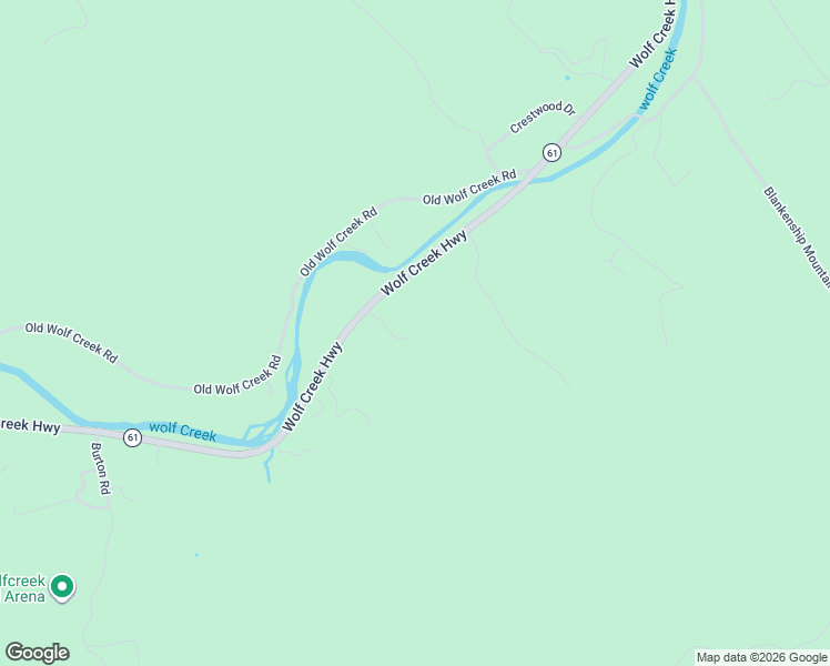 map of restaurants, bars, coffee shops, grocery stores, and more near 2103 Wolf Creek Highway in Narrows