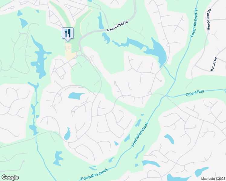map of restaurants, bars, coffee shops, grocery stores, and more near 4 Burgh Course in Williamsburg