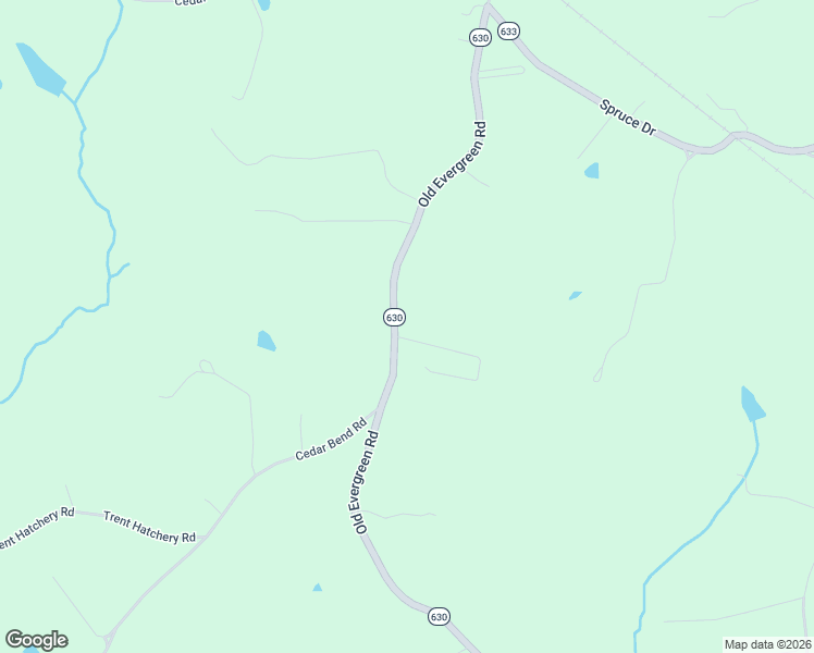 map of restaurants, bars, coffee shops, grocery stores, and more near 6194 Old Evergreen Road in Appomattox