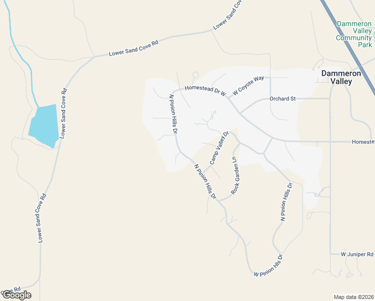 map of restaurants, bars, coffee shops, grocery stores, and more near 590-646 N Pinion Hills Dr in Dammeron Valley