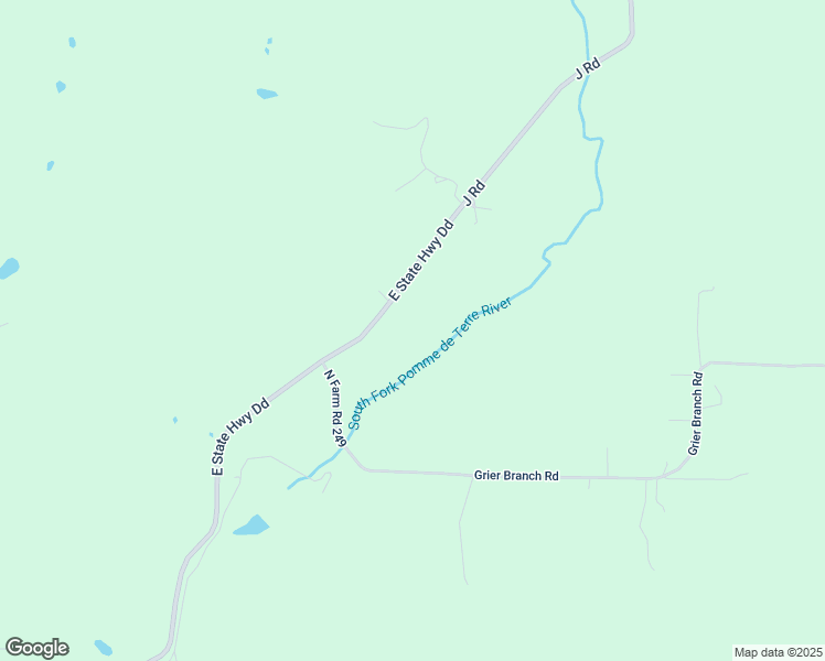 map of restaurants, bars, coffee shops, grocery stores, and more near 9672 East State Highway Dd in Strafford
