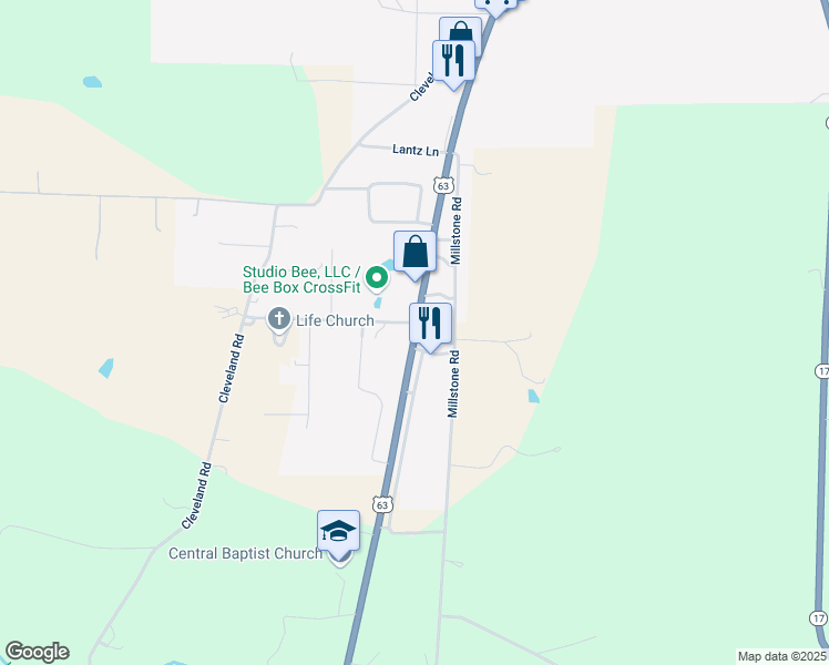 map of restaurants, bars, coffee shops, grocery stores, and more near 1011 Indian Creek Trail in Houston