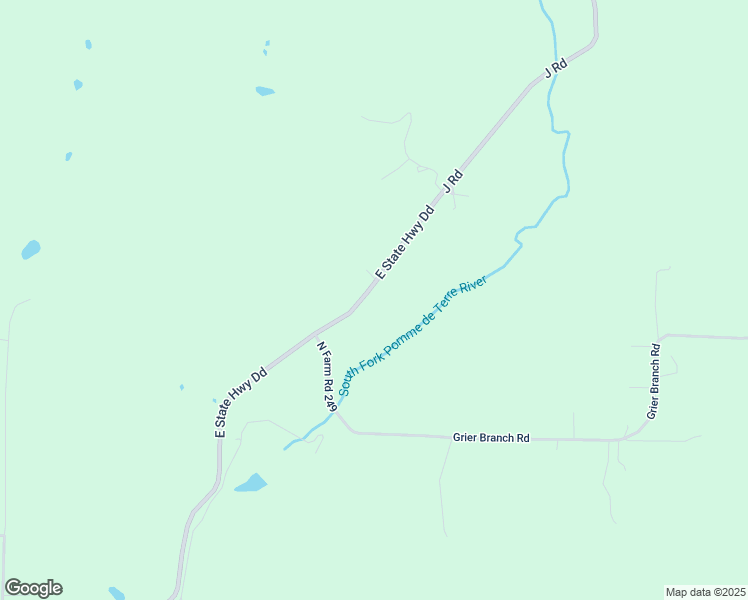 map of restaurants, bars, coffee shops, grocery stores, and more near 9672 East State Highway Dd in Strafford