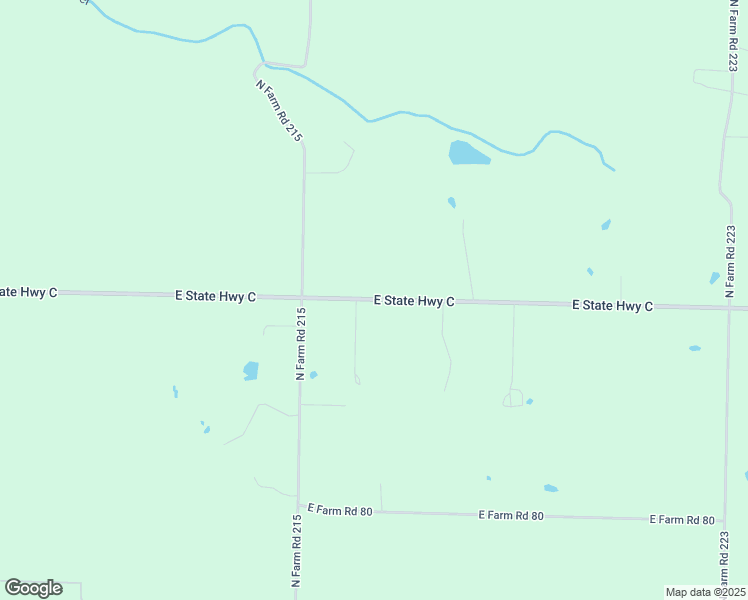 map of restaurants, bars, coffee shops, grocery stores, and more near 6734 East State Highway C in Strafford