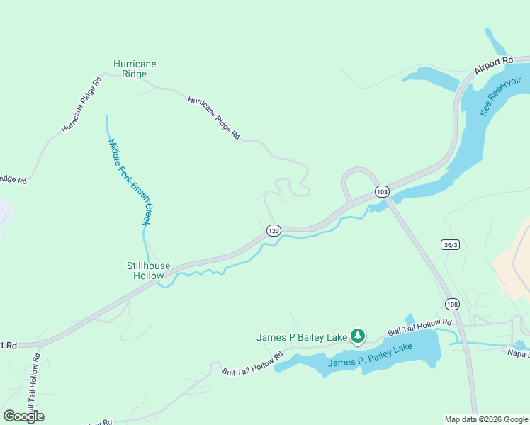 map of restaurants, bars, coffee shops, grocery stores, and more near 5057 Hurricane Ridge Rd in Bluefield