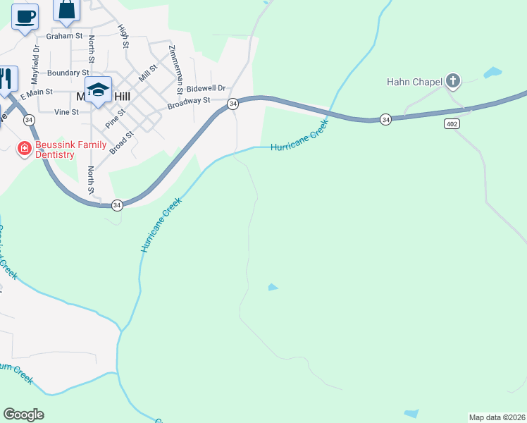 map of restaurants, bars, coffee shops, grocery stores, and more near Unnamed Road in Marble Hill