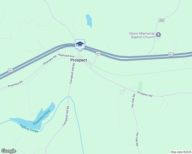 map of restaurants, bars, coffee shops, grocery stores, and more near 338 Prospect Road in Prospect
