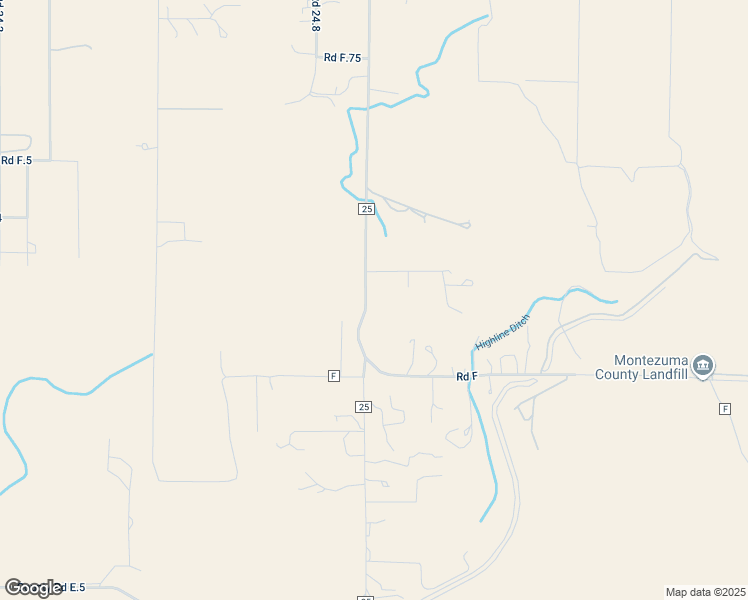 map of restaurants, bars, coffee shops, grocery stores, and more near 6188 Road 25 in Cortez