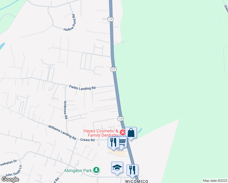 map of restaurants, bars, coffee shops, grocery stores, and more near 7068 Longview Drive in Gloucester Point