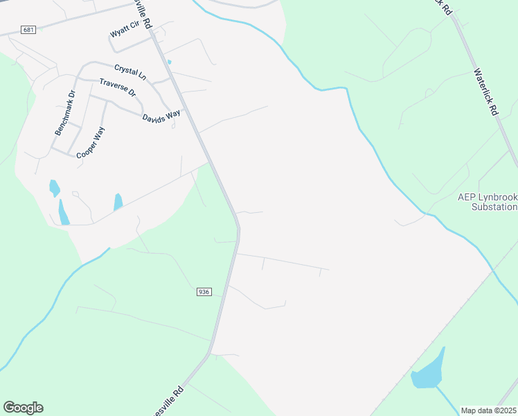 map of restaurants, bars, coffee shops, grocery stores, and more near 82 Pennyluck Drive in Evington