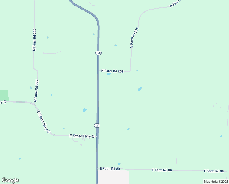 map of restaurants, bars, coffee shops, grocery stores, and more near 5960 Highway 125 in Strafford