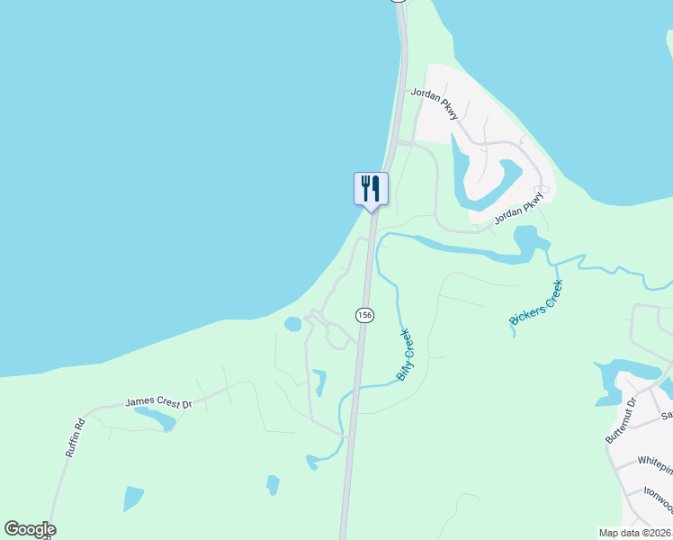 map of restaurants, bars, coffee shops, grocery stores, and more near 1122 Jordan Point Road in Hopewell