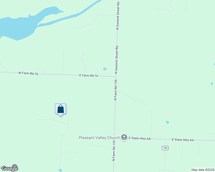 map of restaurants, bars, coffee shops, grocery stores, and more near 5827 North Farm Road 159 in Springfield