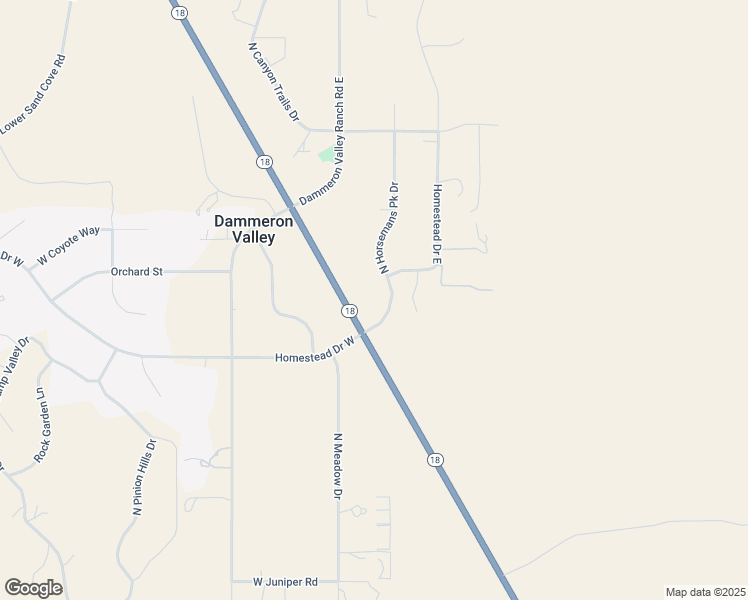 map of restaurants, bars, coffee shops, grocery stores, and more near 825 North Horsemans Park Drive in Dammeron Valley