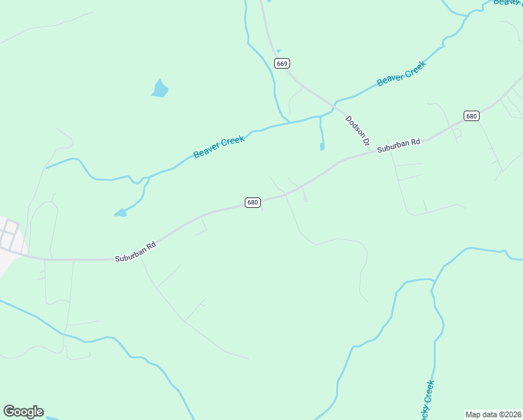 map of restaurants, bars, coffee shops, grocery stores, and more near 1530 Suburban Road in Lynchburg