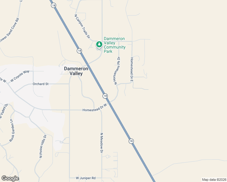 map of restaurants, bars, coffee shops, grocery stores, and more near 825 North Horsemans Park Drive in Dammeron Valley