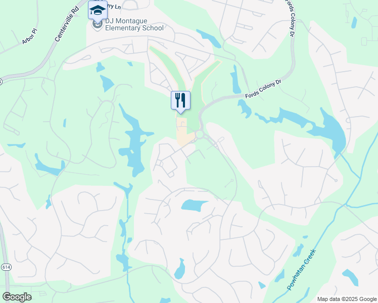 map of restaurants, bars, coffee shops, grocery stores, and more near 1304 Eaglescliffe in Williamsburg