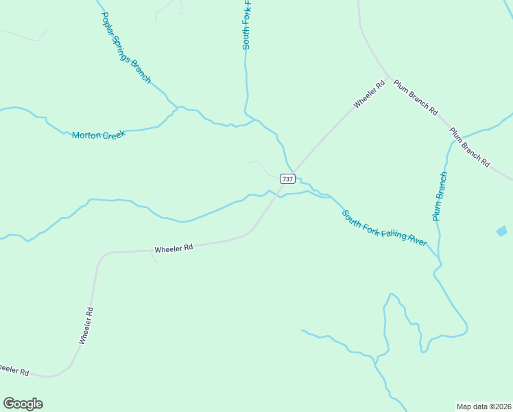 map of restaurants, bars, coffee shops, grocery stores, and more near 2480 Wheeler Road in Lynchburg