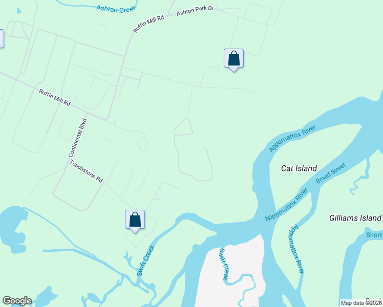 map of restaurants, bars, coffee shops, grocery stores, and more near 15900 Sabra Way in Colonial Heights