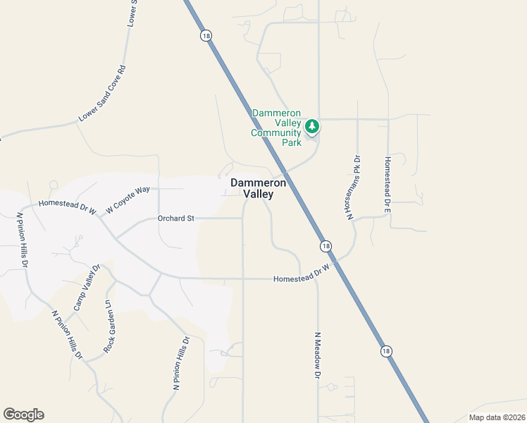 map of restaurants, bars, coffee shops, grocery stores, and more near 923 North Old Farms Road in Dammeron Valley