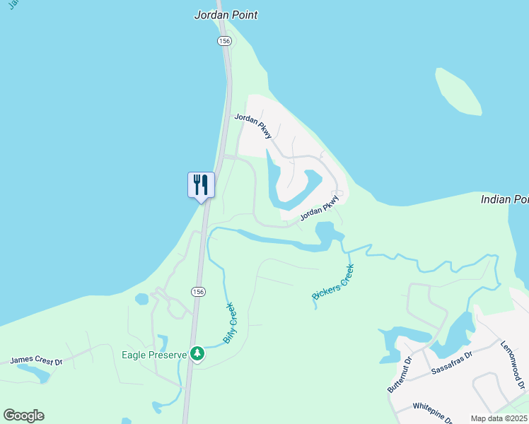 map of restaurants, bars, coffee shops, grocery stores, and more near 10424 Jordan Parkway in Hopewell