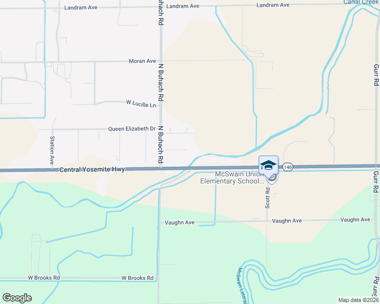 map of restaurants, bars, coffee shops, grocery stores, and more near 4881 Pickering Court in Atwater