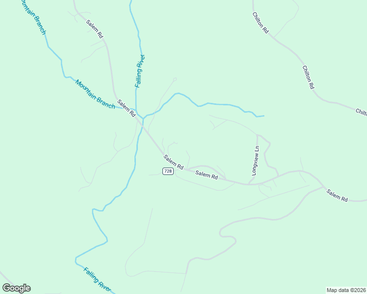 map of restaurants, bars, coffee shops, grocery stores, and more near 1348 Salem Road in Spout Spring