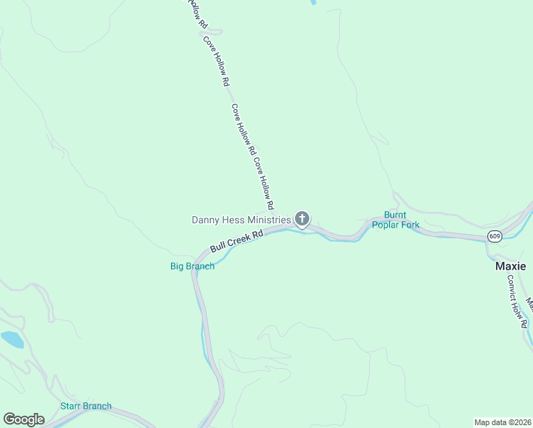 map of restaurants, bars, coffee shops, grocery stores, and more near Bull Creek Road in Grundy
