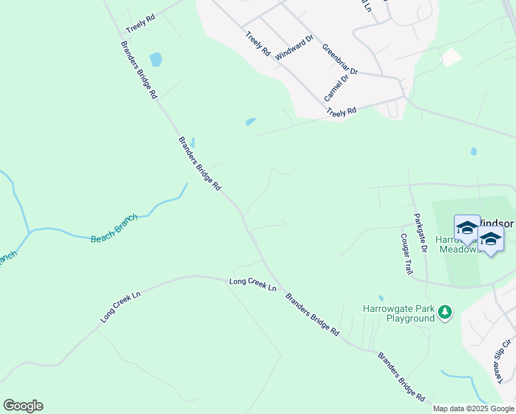 map of restaurants, bars, coffee shops, grocery stores, and more near 15801 Branders Bridge Road in Chester