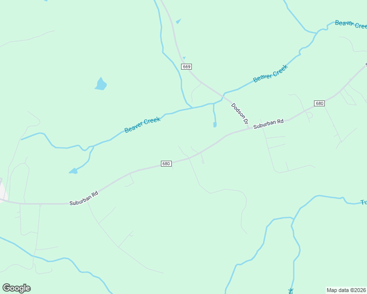 map of restaurants, bars, coffee shops, grocery stores, and more near 1445 Suburban Road in Lynchburg