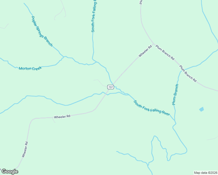 map of restaurants, bars, coffee shops, grocery stores, and more near 2480 Wheeler Road in Lynchburg