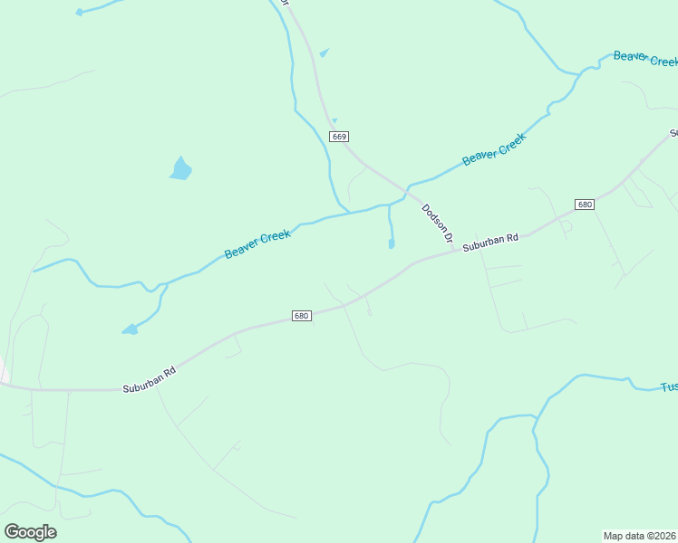 map of restaurants, bars, coffee shops, grocery stores, and more near 1445 Suburban Road in Lynchburg