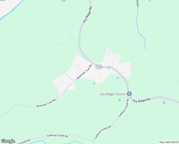 map of restaurants, bars, coffee shops, grocery stores, and more near Bowman Trail Road in Liberty